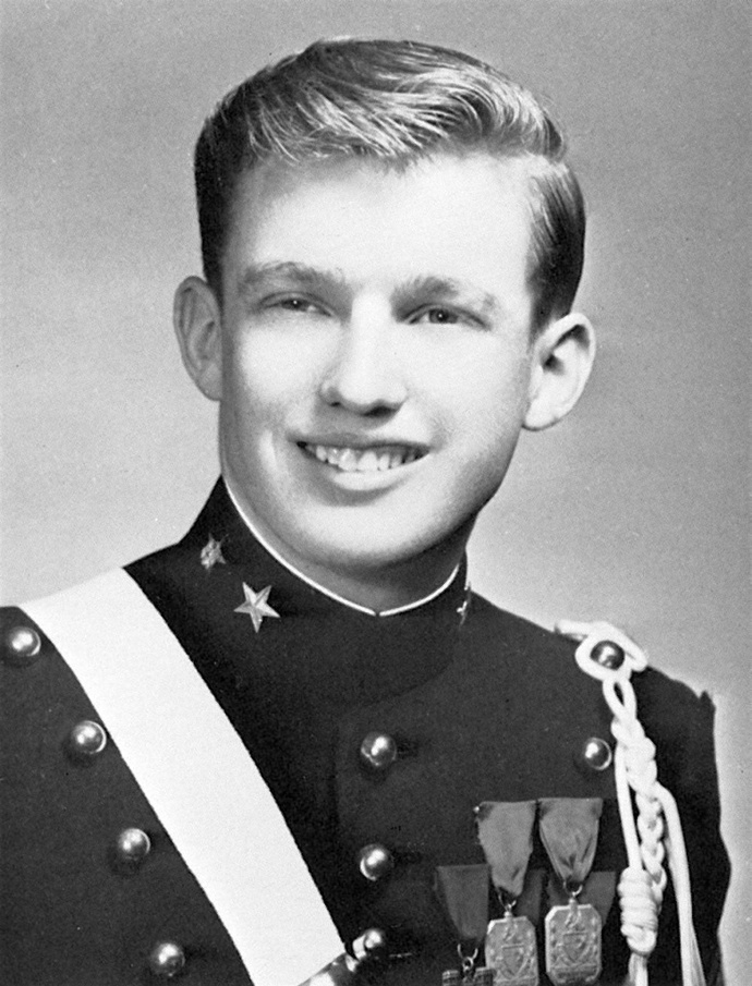 Donald Trump v roce 1964.
