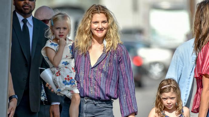 Drew Barrymore s oběma svými dcerami
