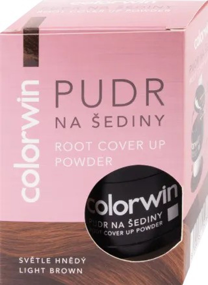 Světle hnědý pudr na šediny, Colorwin, 189 Kč, Dm
