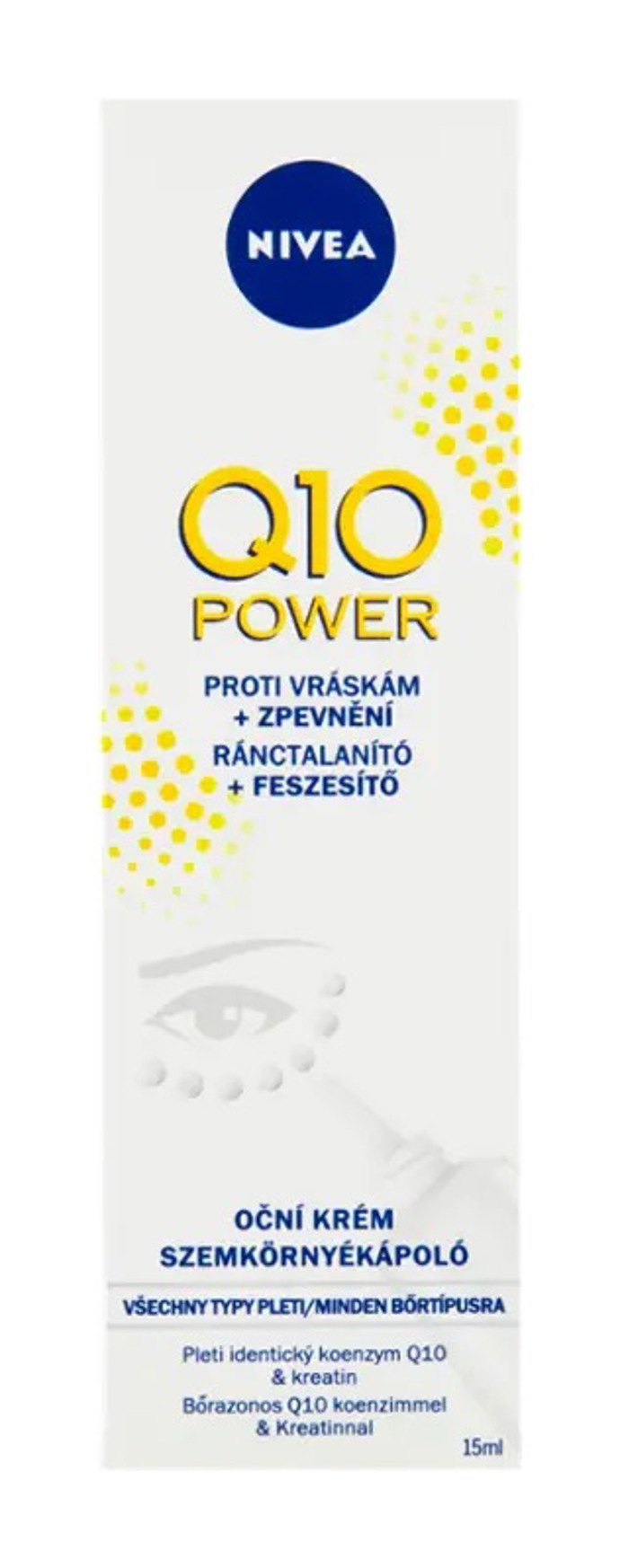 Nivea: Q10 Power zpevňující oční krém
Nivea: Q10 Power zpevňující oční krém