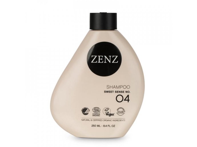 Hydratační šampon vhodný zejména na husté, hrubé a kudrnaté vlasy, Zens Organics, 840 Kč, Salon Online
