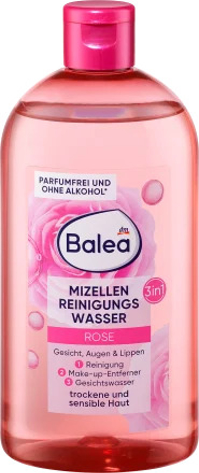 Pleťová micelární voda s růží 3 v 1 bez obsahu parfemace a alkoholu je vhodná v péči o suchou a citlivou pleť. Micelární voda slučuje tři produkty v jednom: čistění pleti, odličovač make-upu a pleťovou vodu. Složení s micelami šetrně odstraňuje make-up a přebytečný maz. Vhodné i pro nositele kontaktních čoček. Obsahuje 93 % složek přírodního původu včetně vody, neobsahuje mikroplasty ani rozpustné plně syntetické polymery. 65 Kč
Pleťová micelární voda s růží 3 v 1 bez obsahu parfemace a alkoholu je vhodná v péči o suchou a citlivou pleť. Micelární voda slučuje tři produkty v jednom: čistění pleti, odličovač make-upu a pleťovou vodu. Složení s micelami šetrně odstraňuje make-up a přebytečný maz. Vhodné i pro nositele kontaktních čoček. Obsahuje 93 % složek přírodního původu včetně vody, neobsahuje mikroplasty ani rozpustné plně syntetické polymery. 65 Kč