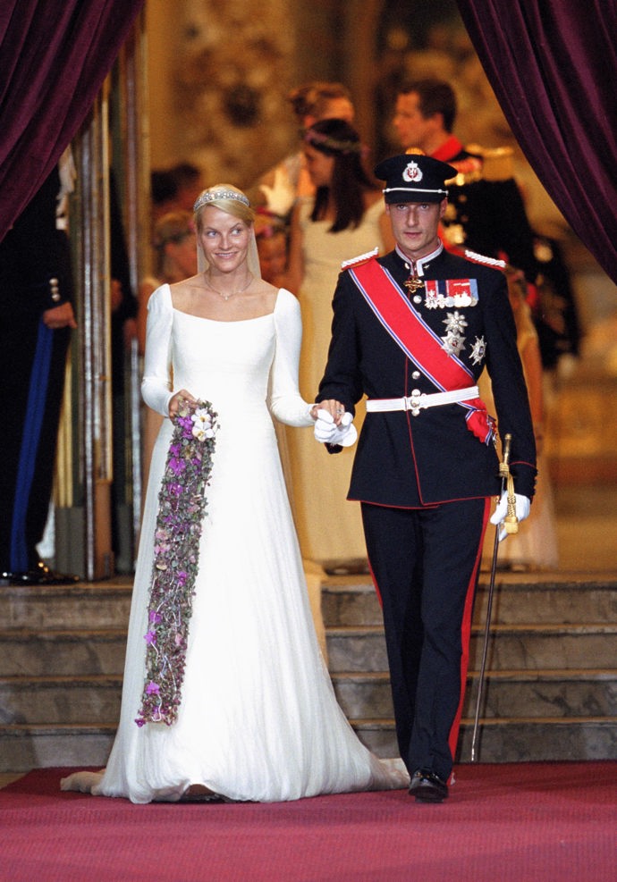 Svatba Matte-Marit a prince Haakona v roce 2001
