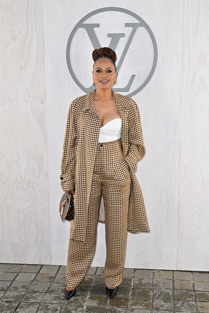 Ava DuVernay letos na přehlídce Louis Vuitton.
Ava DuVernay letos na přehlídce Louis Vuitton.