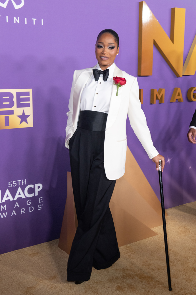 Keke Palmer vynesla letos v březnu úžasný model.
Keke Palmer vynesla letos v březnu úžasný model.
