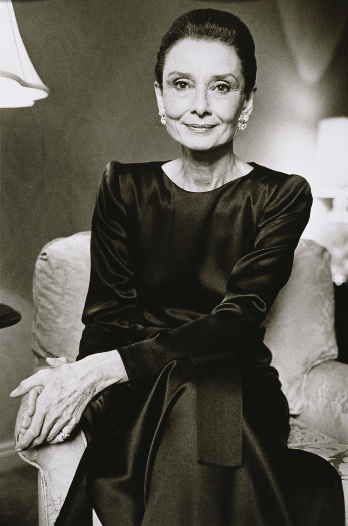Audrey Hepburn uměla stárnou s grácií. 
