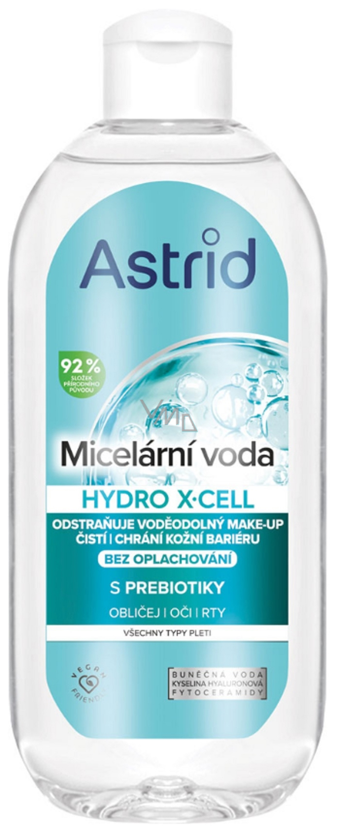 Hydro X-Cell micelární čisticí gel, Astrid, 99 Kč
Hydratační a šetrné složení obohacené o 100% přírodní buněčnou vodu ze spiruliny, kyselinu hyaluronovou a fytoceramidy jemně a šetrně odstraňuje make-up, zajišťuje důkladné čištění a pomáhá chránit kožní bariéru. Zanechává pleť na pocit jemnější, hladší a osvěženou. Navíc pomáhá předcházet dehydrataci.
Hydro X-Cell micelární čisticí gel, Astrid, 99 Kč
Hydratační a šetrné složení obohacené o 100% přírodní buněčnou vodu ze spiruliny, kyselinu hyaluronovou a fytoceramidy jemně a šetrně odstraňuje make-up, zajišťuje důkladné čištění a pomáhá chránit kožní bariéru. Zanechává pleť na pocit jemnější, hladší a osvěženou. Navíc pomáhá předcházet dehydrataci.