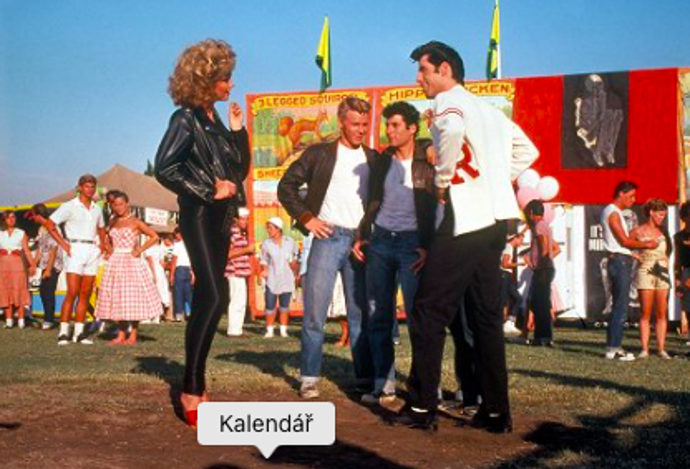 Lorenzo Lamas v muzikálu Pomáda, druhý zleva.
Lorenzo Lamas v muzikálu Pomáda, druhý zleva.