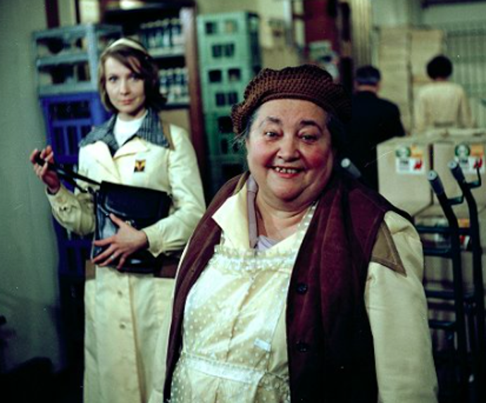 Marie Motlová v seriálu Žena za pultem
Marie Motlová v seriálu Žena za pultem