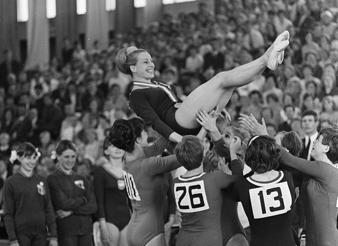 Věra po velkém úspěchu na ME 1967
