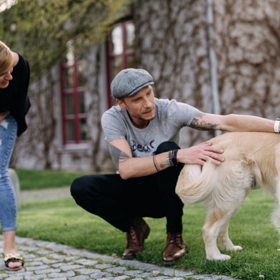 Gabriela Soukalová a Miloš Kadeřábek