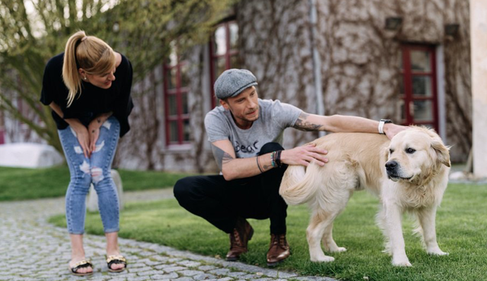 Gabriela Soukalová a Miloš Kadeřábek Gabriela Soukalová a Miloš Kadeřábek