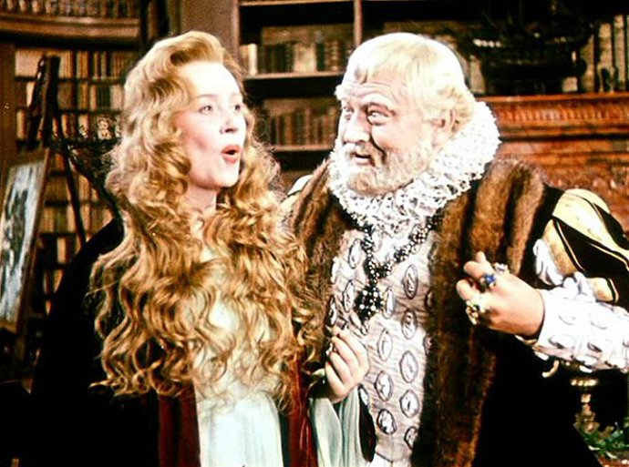 Císařův pekař / Pekařův císař - císař Rudolf II. v podání  Jana Wericha a Nataša Gollová jako Kateřina.

