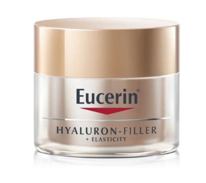 Vyživující noční krém pro zralou pleť Elasticity+Filler, Eucerin

Kyselina hyaluronová, arganový olej a další ingredience dodají pleti během spánku vše, o co během dne přišla a podpoří její regeneraci. Každé ráno se tak můžete těšit z pevnější, hladší a zářivější pleti zbavené hlubokých vrásek.

Cena: 880 Kč
