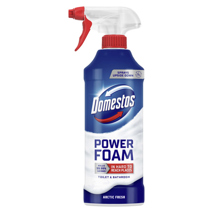 Power Foam s vůní Arctic Fresh, značka Domestos, přibližná cena 84,90 Kč.
Power Foam s vůní Arctic Fresh, značka Domestos, přibližná cena 84,90 Kč.