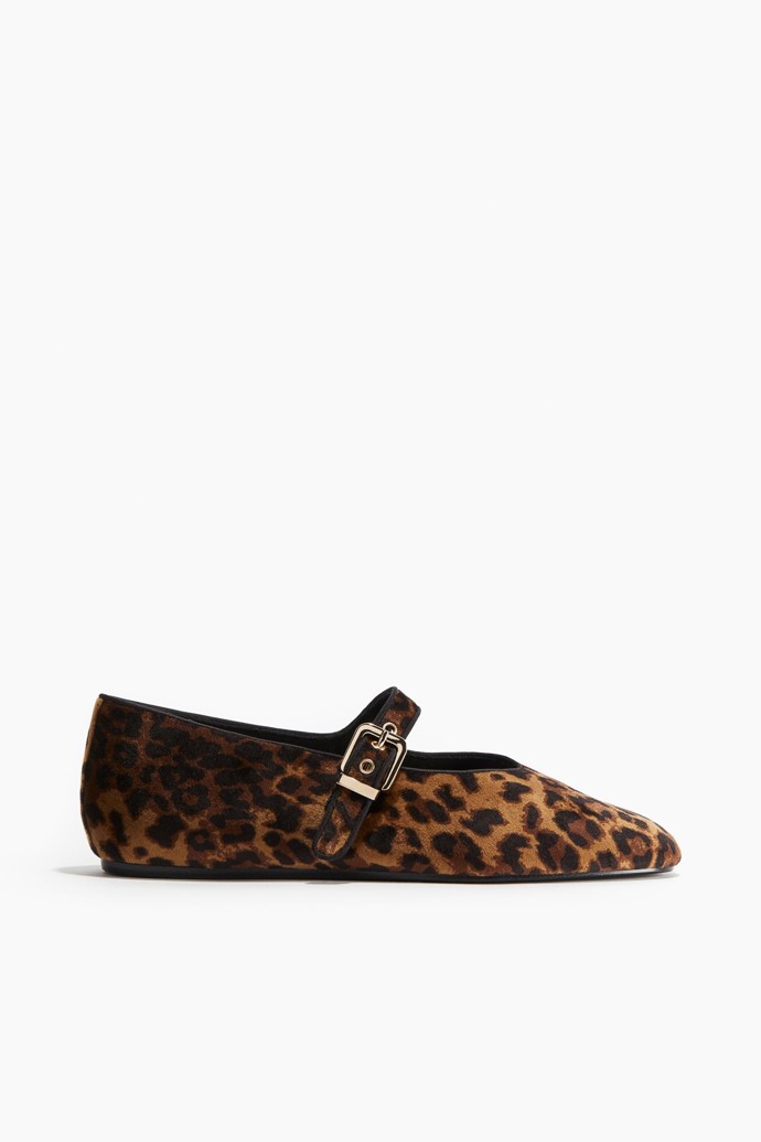 Vzorované baleríny, H&M, 599 Kč
Vzorované baleríny, H&M, 599 Kč