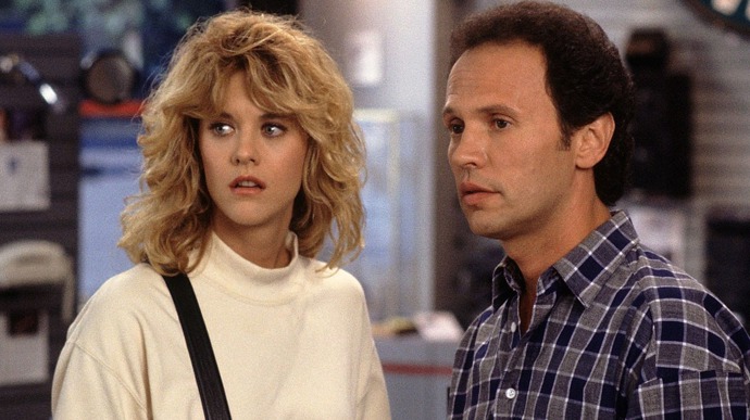 Meg Ryan a Billy Crysal ve snímku když Harry potkal Sally, který vyšel již v roce 1989
