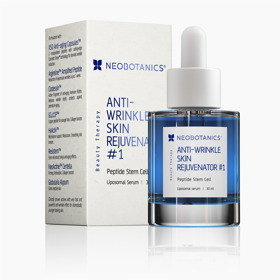 ANTI-WRINKLE SKIN REJUVENATOR #1 je určeno primárně pro ženy (40+) se zralou pletí, na které jsou již viditelné vrásky. Velmi rychle redukuje vrásky, zlepšuje elasticitu pleti a podporuje přirozenou produkci kolagenu v pokožce. Značka NEOBOTANICS, přibližná cena 2890 Kč. 

