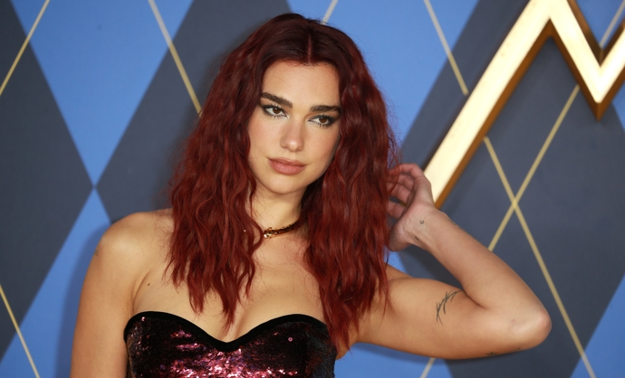 Na vínově červenou nedá dopustit ani zpěvačka Dua Lipa.
