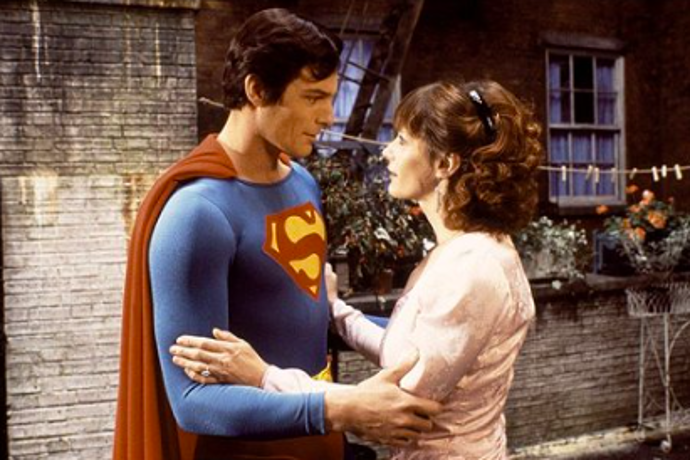 Margot Kidder jako Lois Lane ve filmu Superman
