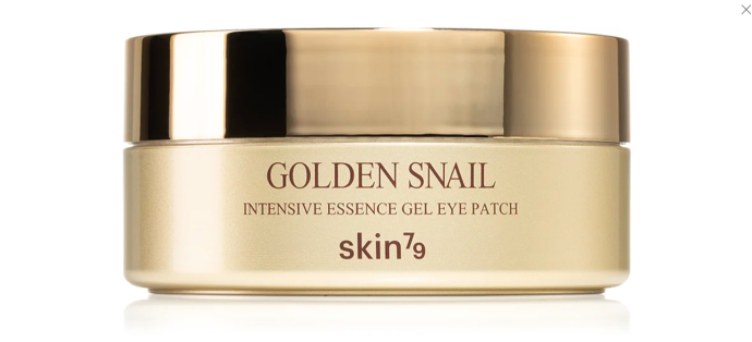 Golden Snail, revitalizační hydrogelová maska se šnečím extraktem na oční okol, Skin79, přibližná cena 734 Kč
