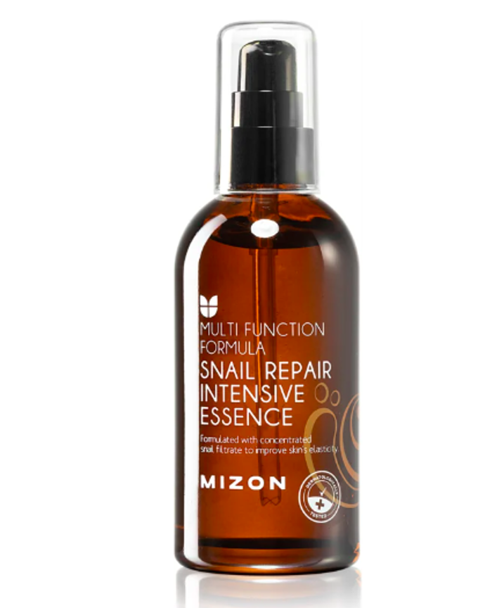 Multi Function Formula Snail, obnovující pleťová esence, Mizon, přibližná cena 749 Kč
