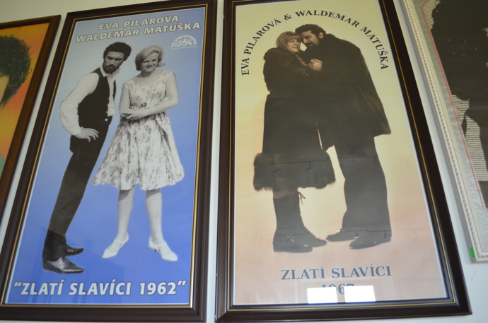 Plakáty z ankety Zlatý slavík z roku 1962 a 1967
