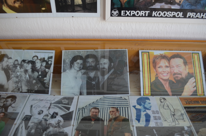 Fotografie zakladatele muzea Miroslava Forsta, který se přátelil s Waldemarem Matuškou

