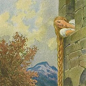  

Locika je salát, který rostl v zahradě čarodějnice. Žena ze sousedství na něj dostala takovou chuť, že bez něj chřadla. Její muž ho šel tedy ukrást, aby manželku uspokojil. Ta ale druhý den toužila po salátu ještě víc, tak se opět vydal tajně do zahrady. Čarodějnice ho načapala a pustila ho jen za podmínky, že jí dají dítě, které se jim narodí. A tak se i stalo. Když pak mladou dívku Lociku uvězněnou ve věži našel princ, musel za ní chodit každý den a nosit jí proužek hedvábí, aby se pak po něm dostala z věže. Mezitím se však Locika před čarodějnicí prořekla o princi. Kouzelnice ji za trest odčarovala do pouště, kde měla žít nuzný život, a s ustřiženými vlasy Lociky číhala na prince. Ten byl ze ztráty Lociky tak nešťastný, že skočil z věže do trní, které mu vydrápalo oči, a on putoval světem slepý, dokud nenarazil v poušti na svou Lociku a jejich dvojčata, která mezitím porodila.
