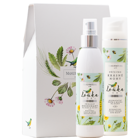 Krém a maska na nohy 2v1 hloubkově hydratuje, regeneruje a změkčuje pokožku a přírodní deodorant okamžitě osvěžuje a dodává pocit komfortu po dobu až 24 hodin. Nádherná vůně lučního kvítí, svěžesti a čistoty je láska na první přivonění! Od 249 Kč
