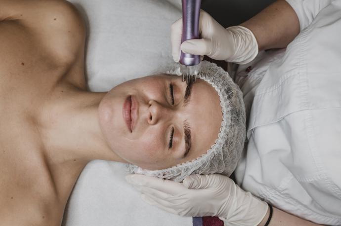 

Radiofrekvenční ošetření je estetická procedura, která využívá rádiové vlny k vyvolání produkce kolagenu v pokožce, což může vést k jejímu zpevnění a vyhlazení.
