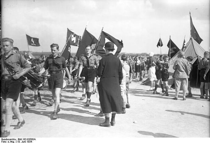 Nacistická mládežnická organizace Hitlerjugend
Nacistická mládežnická organizace Hitlerjugend