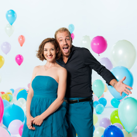 Herečka Marta Dancingerová a tanečník Martin Prágr
