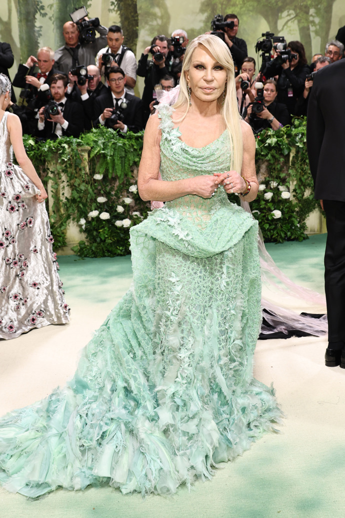 Donatella Versace na Met Gala 2024.
