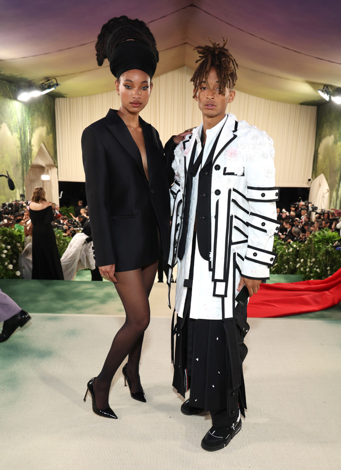 Jaden a Willow Smithovi na Met Gala 2024.
