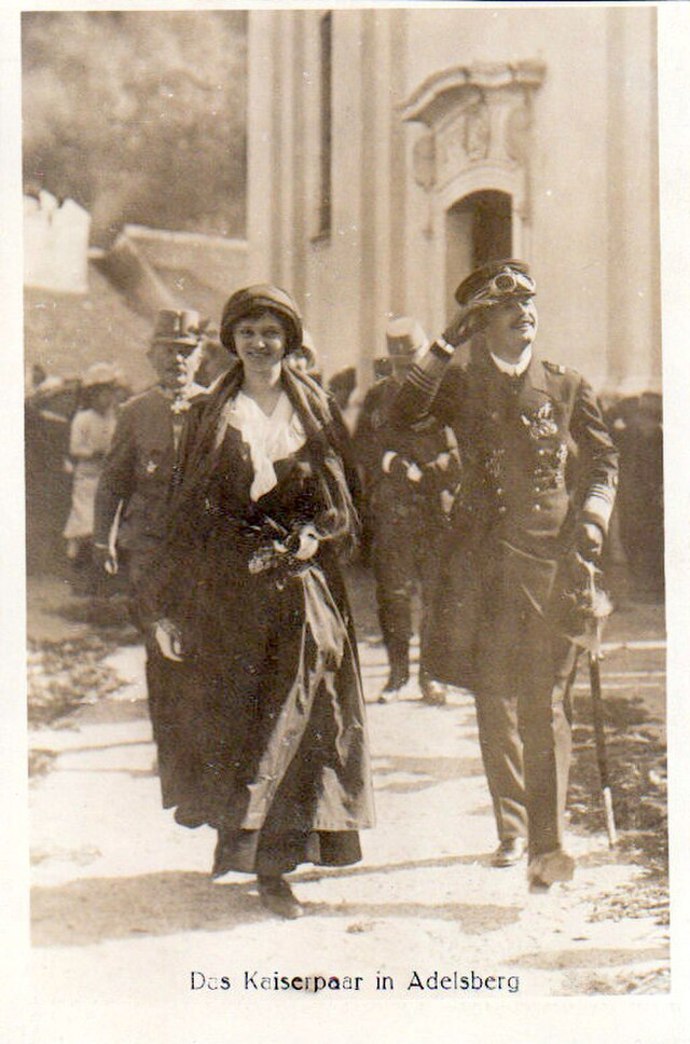 Zita Bourbonsko-Parmská s manželem
