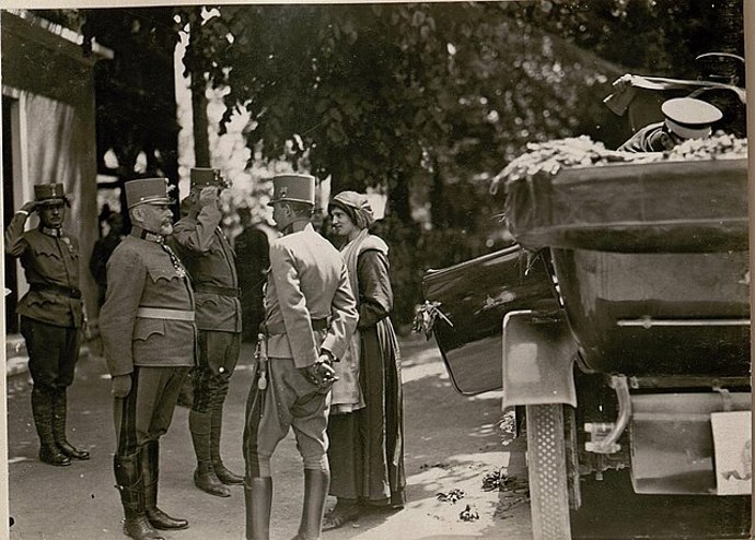 Zita Bourbonsko-Parmská často doprovázela císaře na cestách
