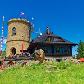 Kamenná rozhledna na Kleti

