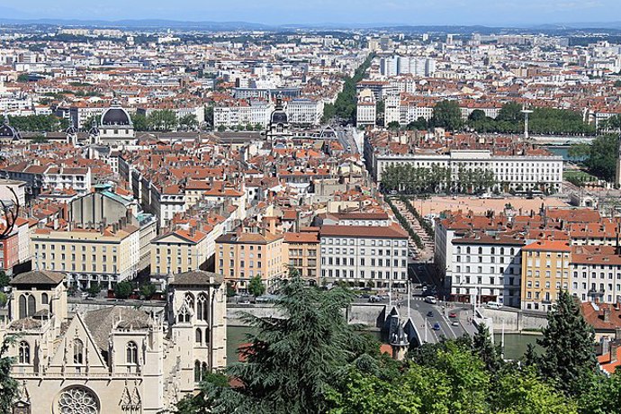 Město Lyon ve Francii, kde Barbie páchal své hrůzné činy
