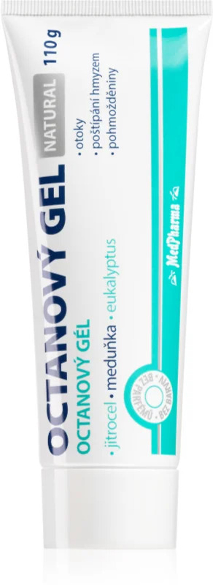 Octanový gel NATURAL se speciálním složením obsahujícím jitrocel, meduňku a eukalyptové silice se doporučuje užívat při poštípání hmyzem či mechanicky způsobených otocích a pohmožděninách. 62 Kč
