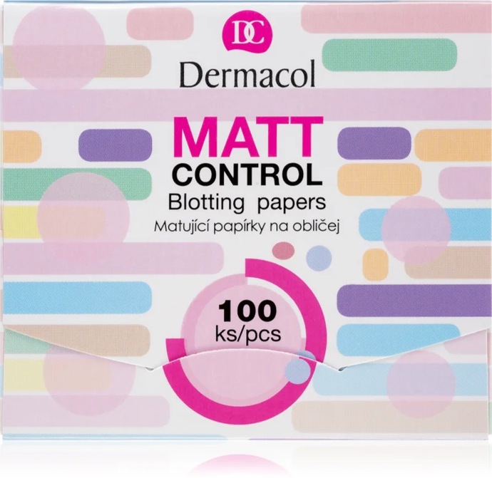 Matující papírky, Dermacol, 84 Kč
