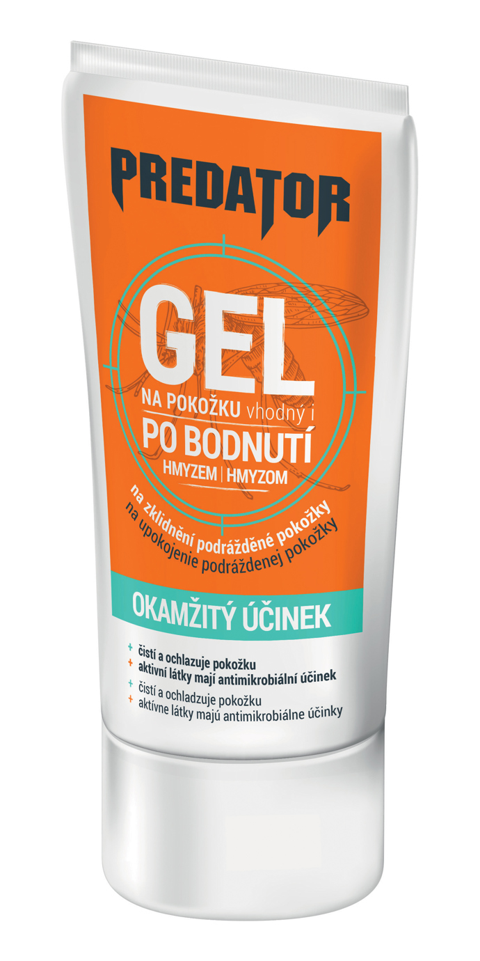 Gel slouží k lokálnímu ošetření pokožky po bodnutí hmyzem, ale funguje například i po spálení pokožky kopřivami. Příjemně chladí a čistí pokožku, čímž omezuje svědění. Aktivní látky v Predator gel mají také antimikrobní účinky. 35 Kč
