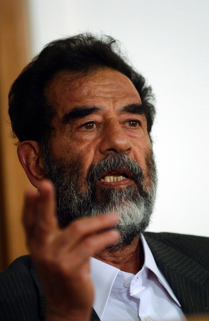 Saddám Husajn (1937-2006).
Saddám Husajn (1937-2006).