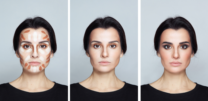 Konturování obličeje vám během vaší make-up rutiny zabere pár krátkých minut. Pár tahů štětcem dokáže obličejové linie lépe definovat a zeštíhlit.
Konturování obličeje vám během vaší make-up rutiny zabere pár krátkých minut. Pár tahů štětcem dokáže obličejové linie lépe definovat a zeštíhlit.