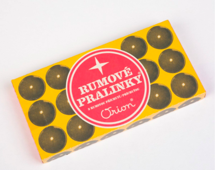 Rumové pralinky občas prodává v retro kolekci například Lidl.
