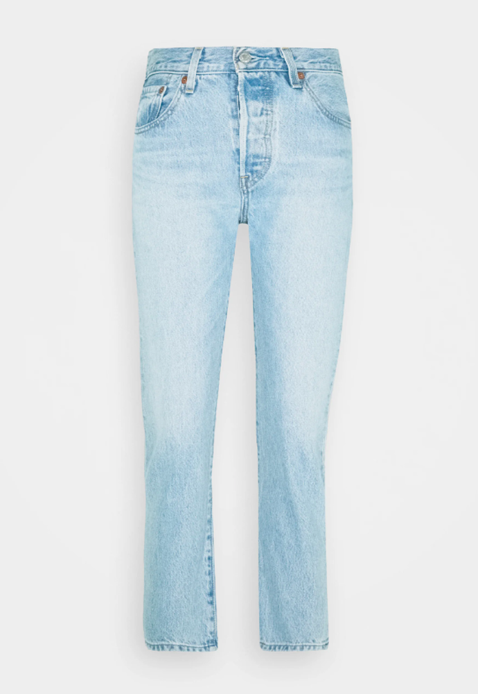 501® CROP - Džíny Straight Fit, značka Levi's, přibližná cena 2640 Kč. 
