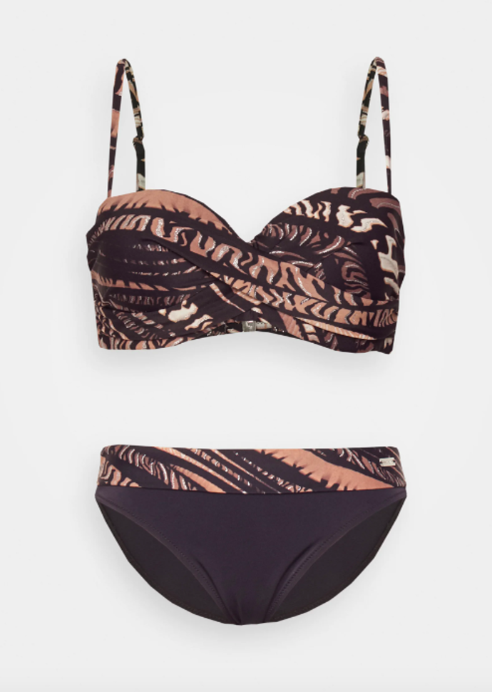 WIRE-BANDEAU-BIKINI TIGA LAS - Bikiny, značka LASCANA, přibližná cena 1560 Kč. 
