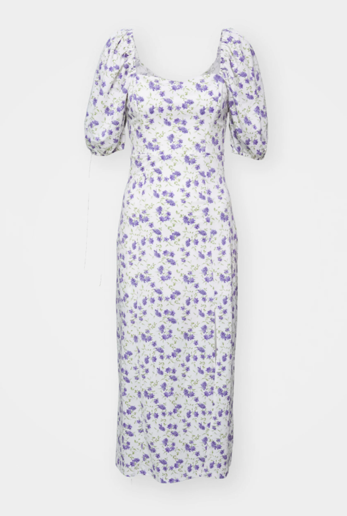 PUFF SLEEVE MIDI DRESS - Denní šaty, Gina Tricot, 960 Kč. 
