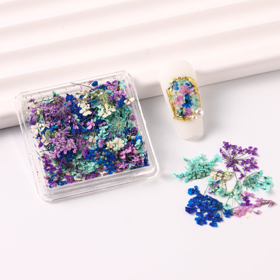 Small Flower Nail Art Stickers 3D, Diowino, 6.90 $. 
