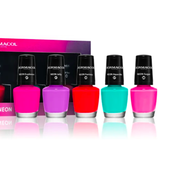 Neonneonový lak na umělé i přírodní nehty, Dermacol, 299 Kč.
Neonneonový lak na umělé i přírodní nehty, Dermacol, 299 Kč.